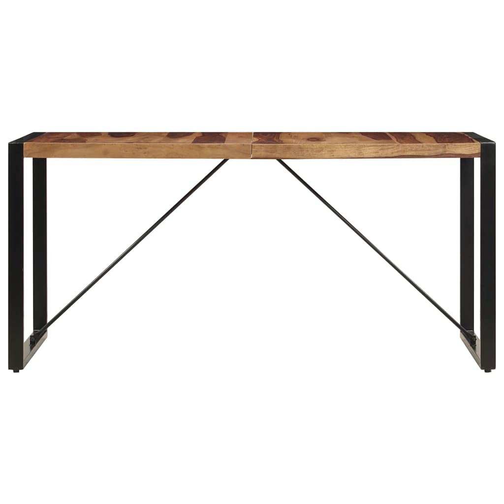 Square Solid Sheesham Wood Dining Table J358820