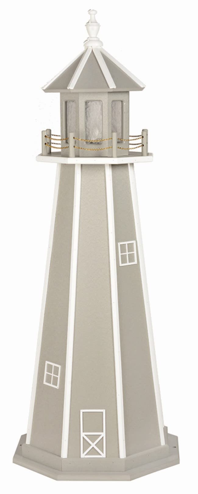 Light Gray and White Hybrid Lighthouse T80411