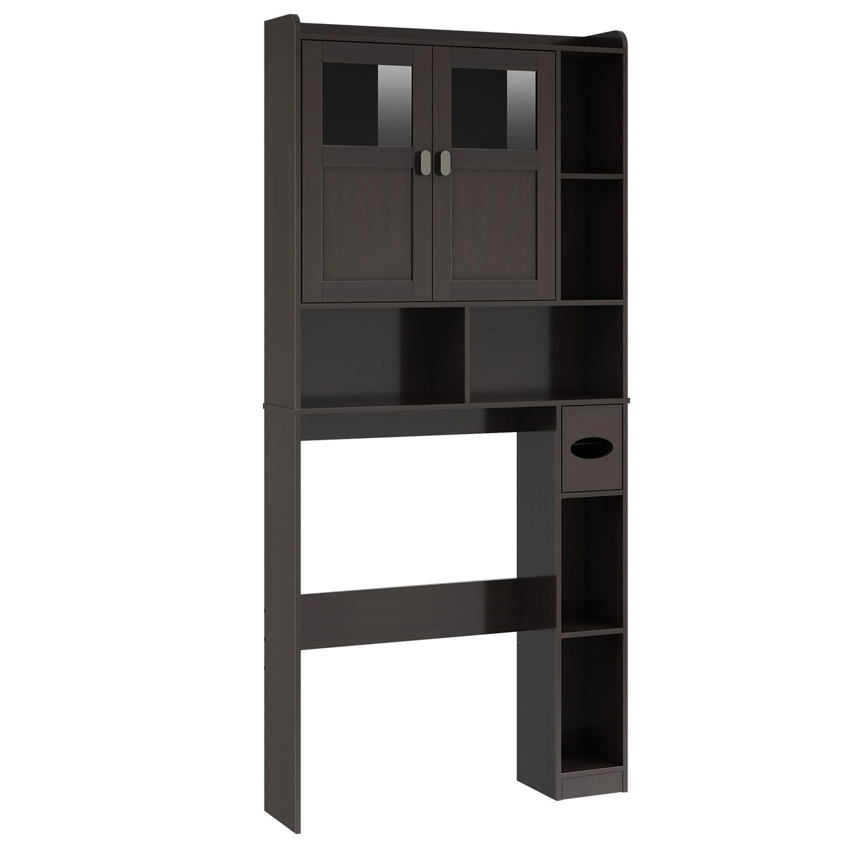 Over The Toilet Storage Cabinet with Doors and Shelves K73807