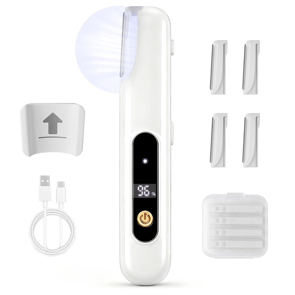 Sonic Dermaplane Razor with 5 Refill Blades T658014