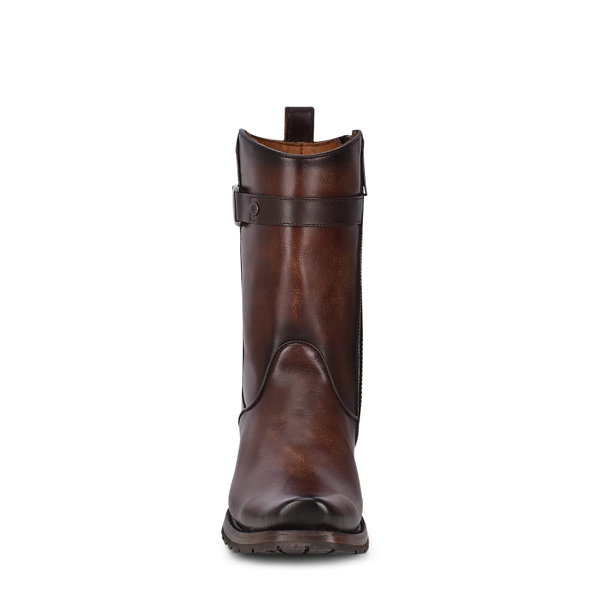Bovine Leather Boot with Zipper E975345