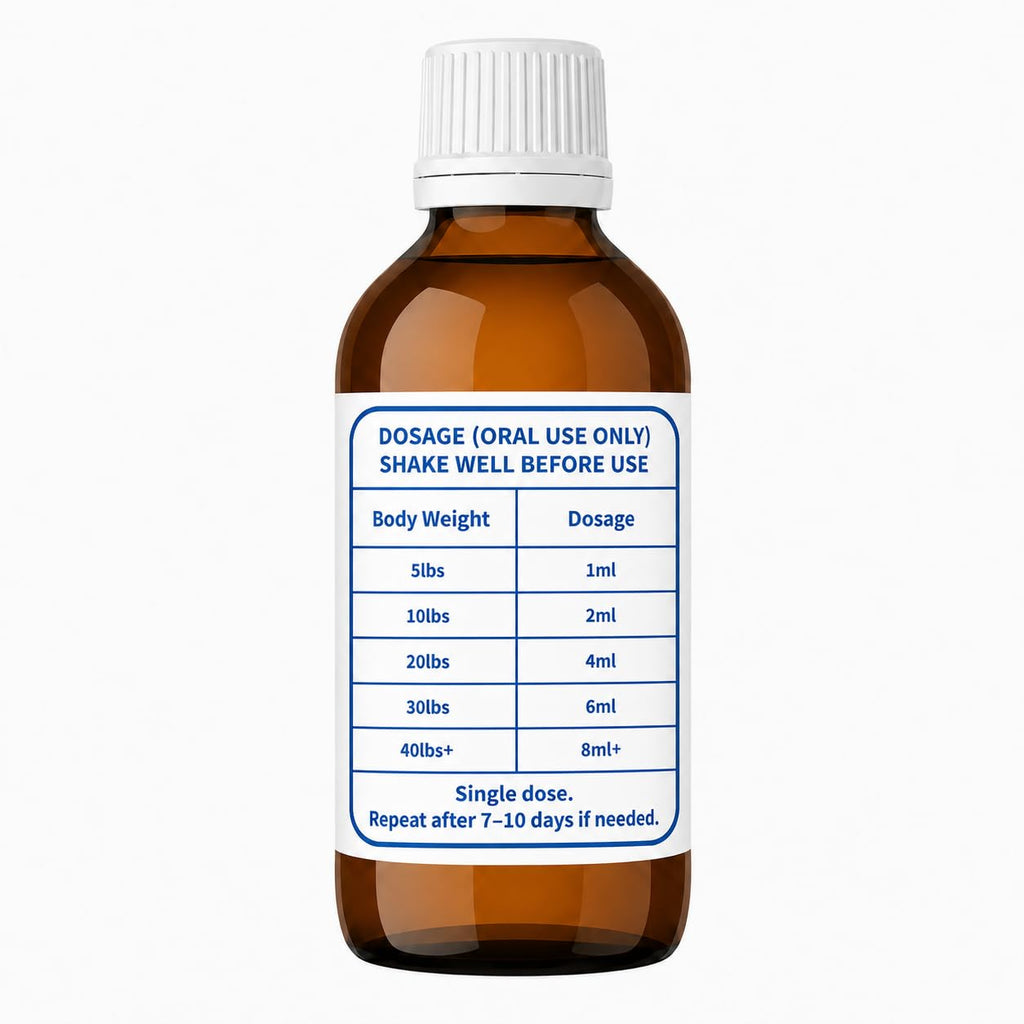 Dog & Cat Worm Care Liquid 3.38 fl oz C464