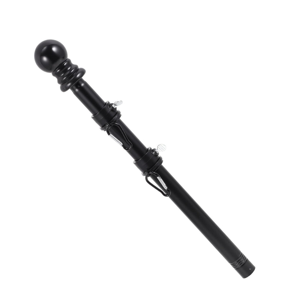 Black Rotating Flagpole Assembly with Base H2094