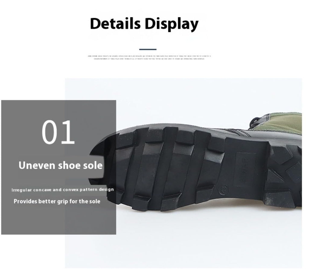 Lightweight Waterproof Leather Tactical Boots W9499