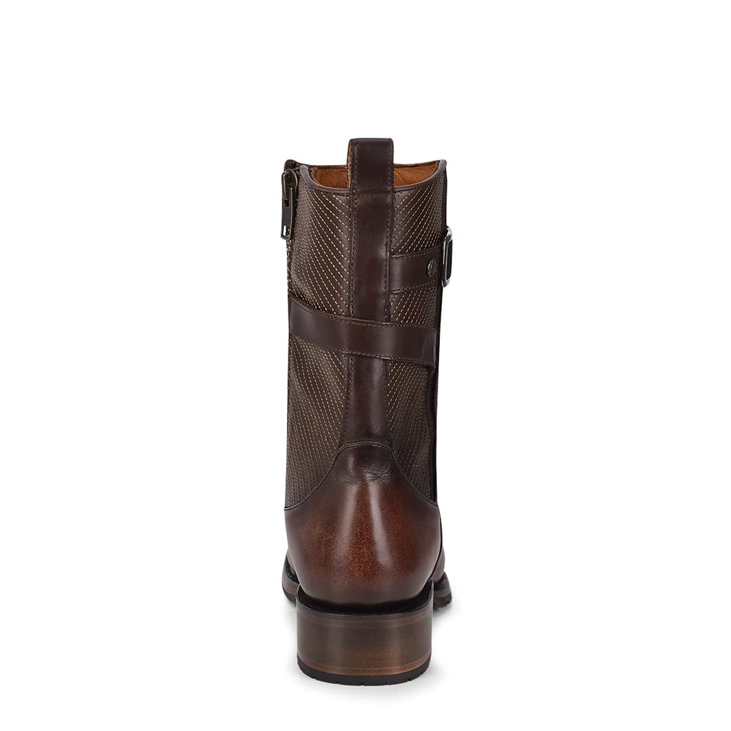 Bovine Leather Boot with Zipper E975345