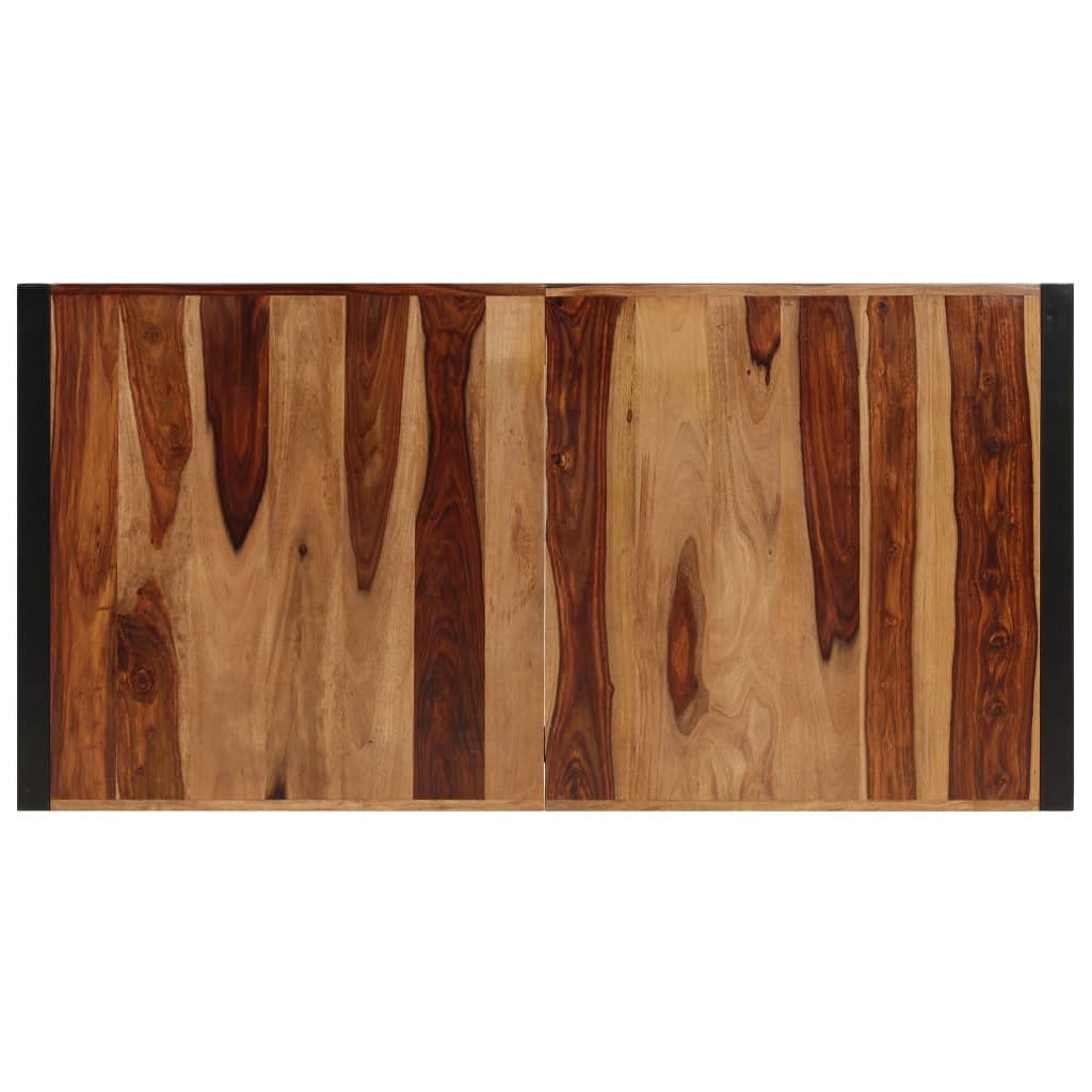 Square Solid Sheesham Wood Dining Table J358820