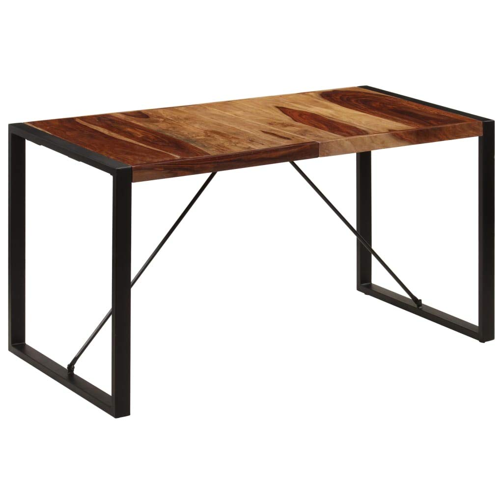 Square Solid Sheesham Wood Dining Table J358820