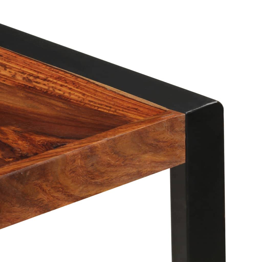 Square Solid Sheesham Wood Dining Table J358820