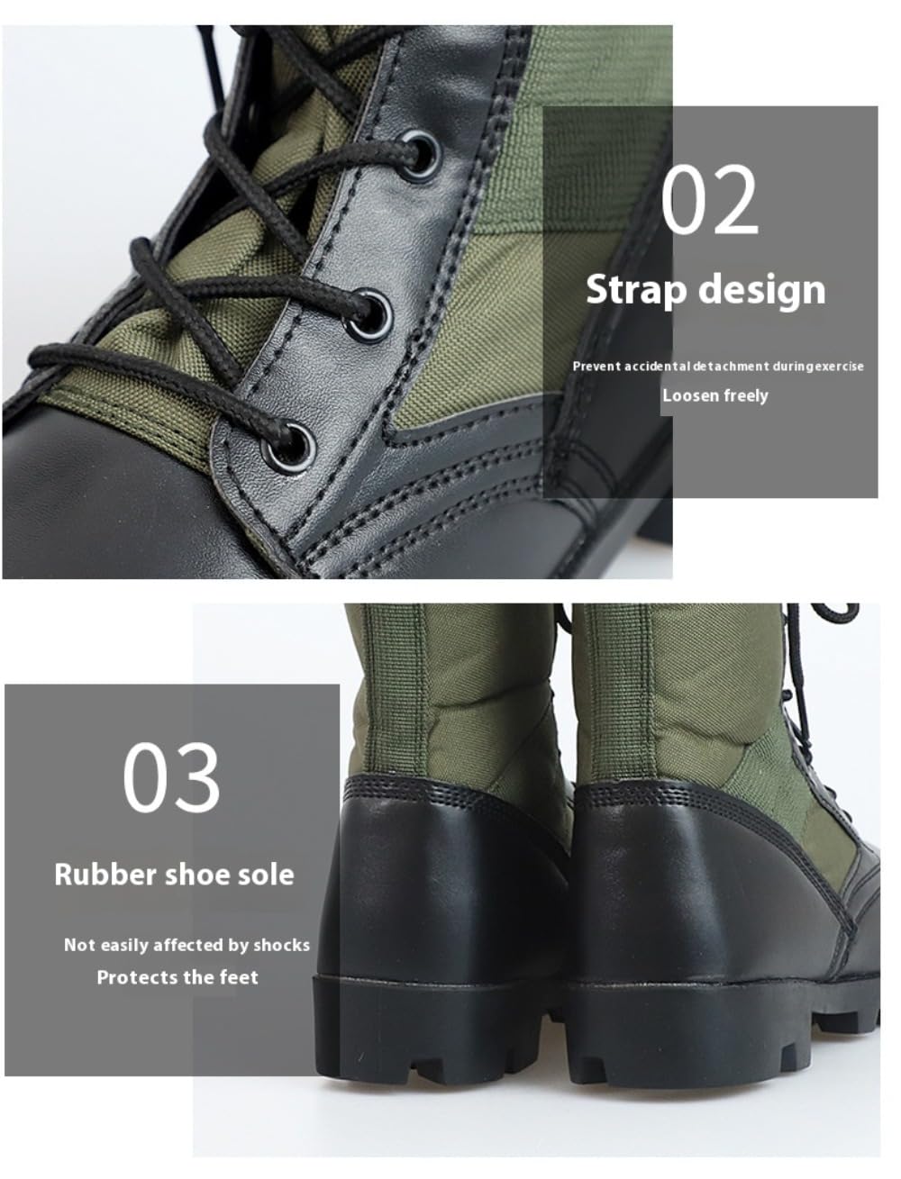 Lightweight Waterproof Leather Tactical Boots W9499