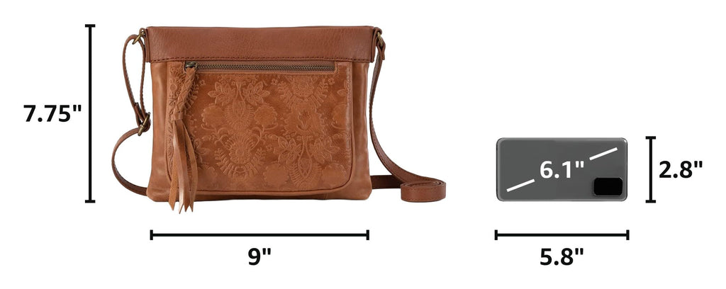 Leather Mini Crossbody Bag I7117