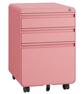 3 Drawer Metal Rolling File Cabinet P2412
