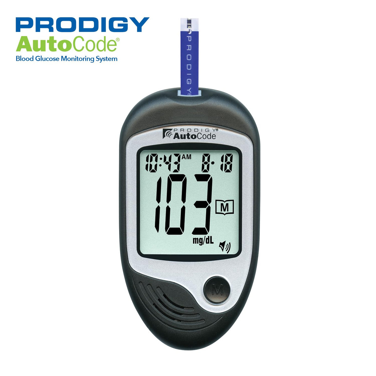 Blood Glucose Monitoring System with Talking Meter and Lancing Device N66067