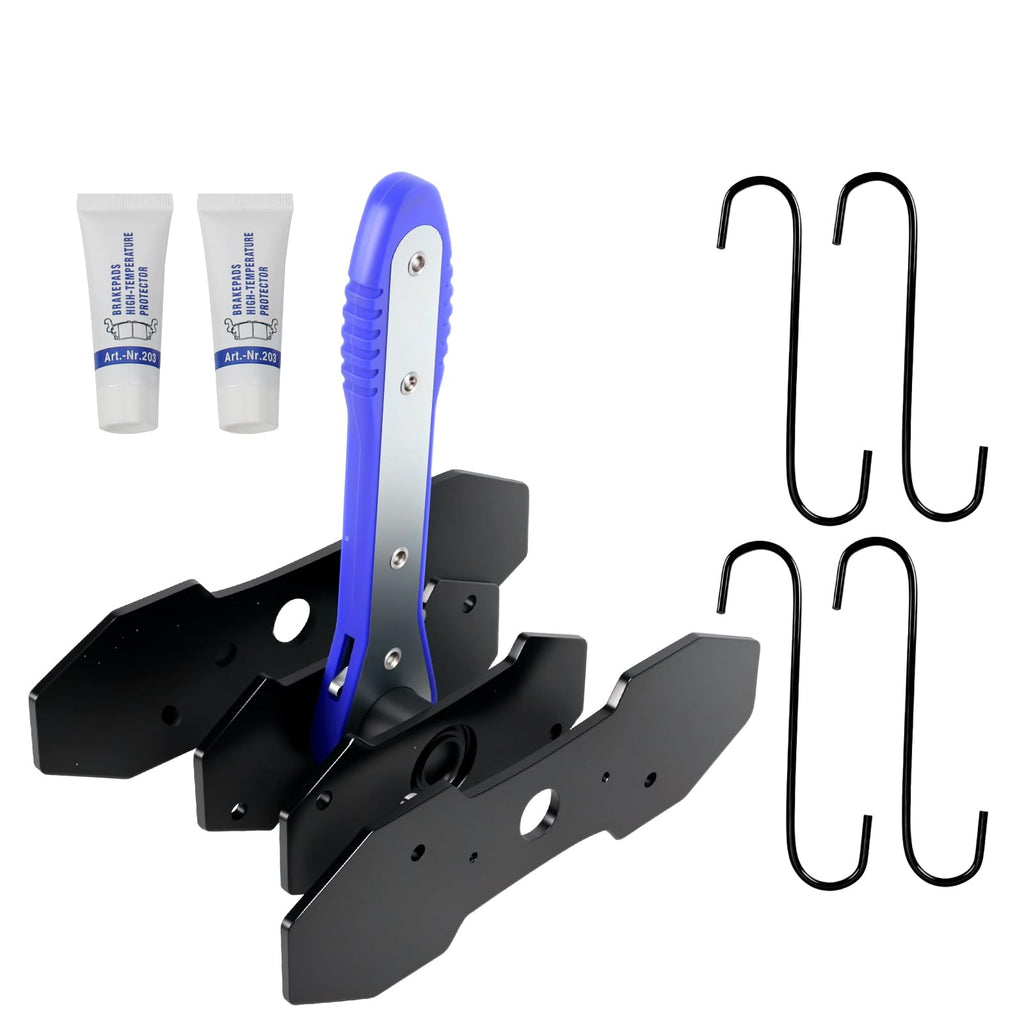 Brake Caliper Compression Tool Kit with 4 Hooks & Steel Plates G71255