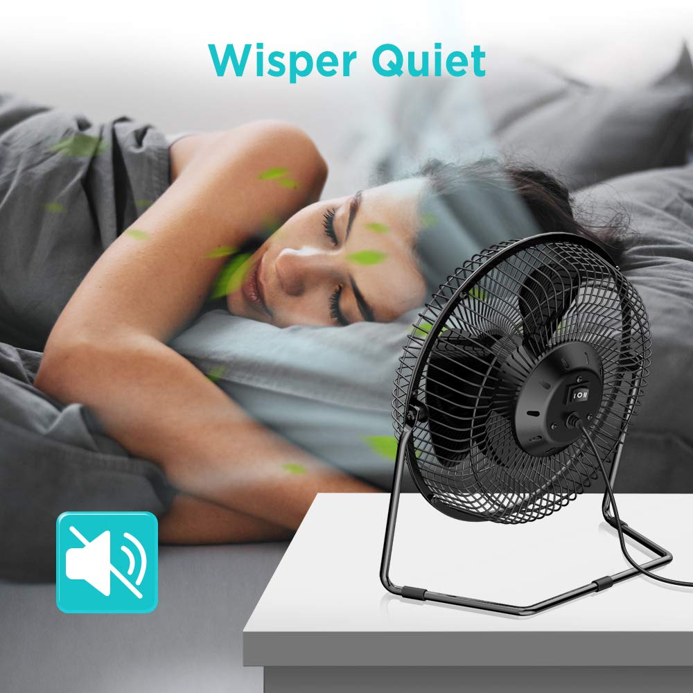 9 Inch USB Powered Desk Fan with Metal Frame N4746