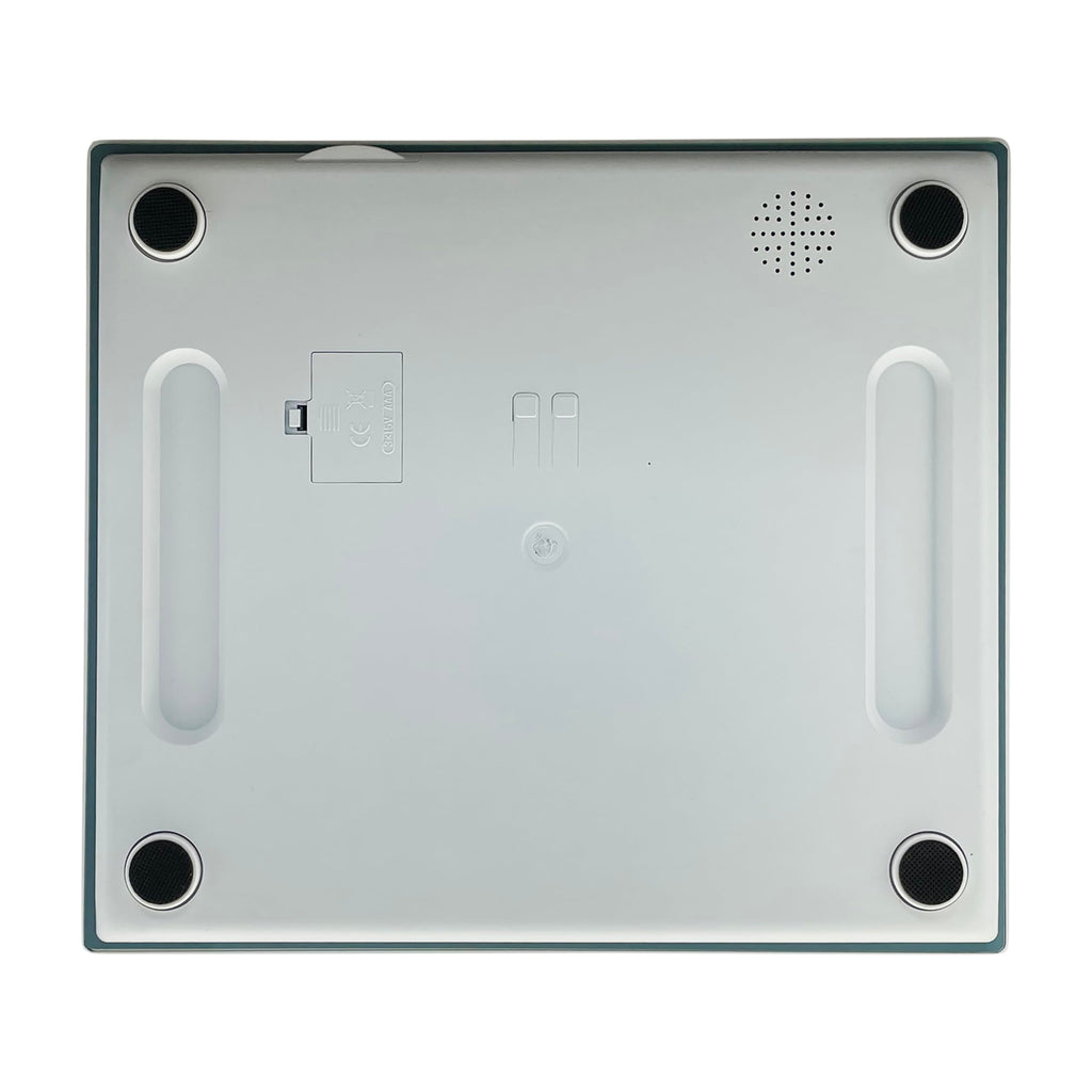 Digital Scale, Extra-Wide 13x15 Glass Platform, Slate Blue G680