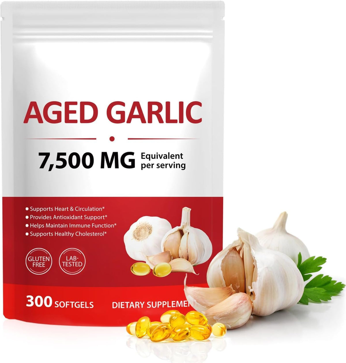 Aged Garlic Extract Capsules 7,500mg E942