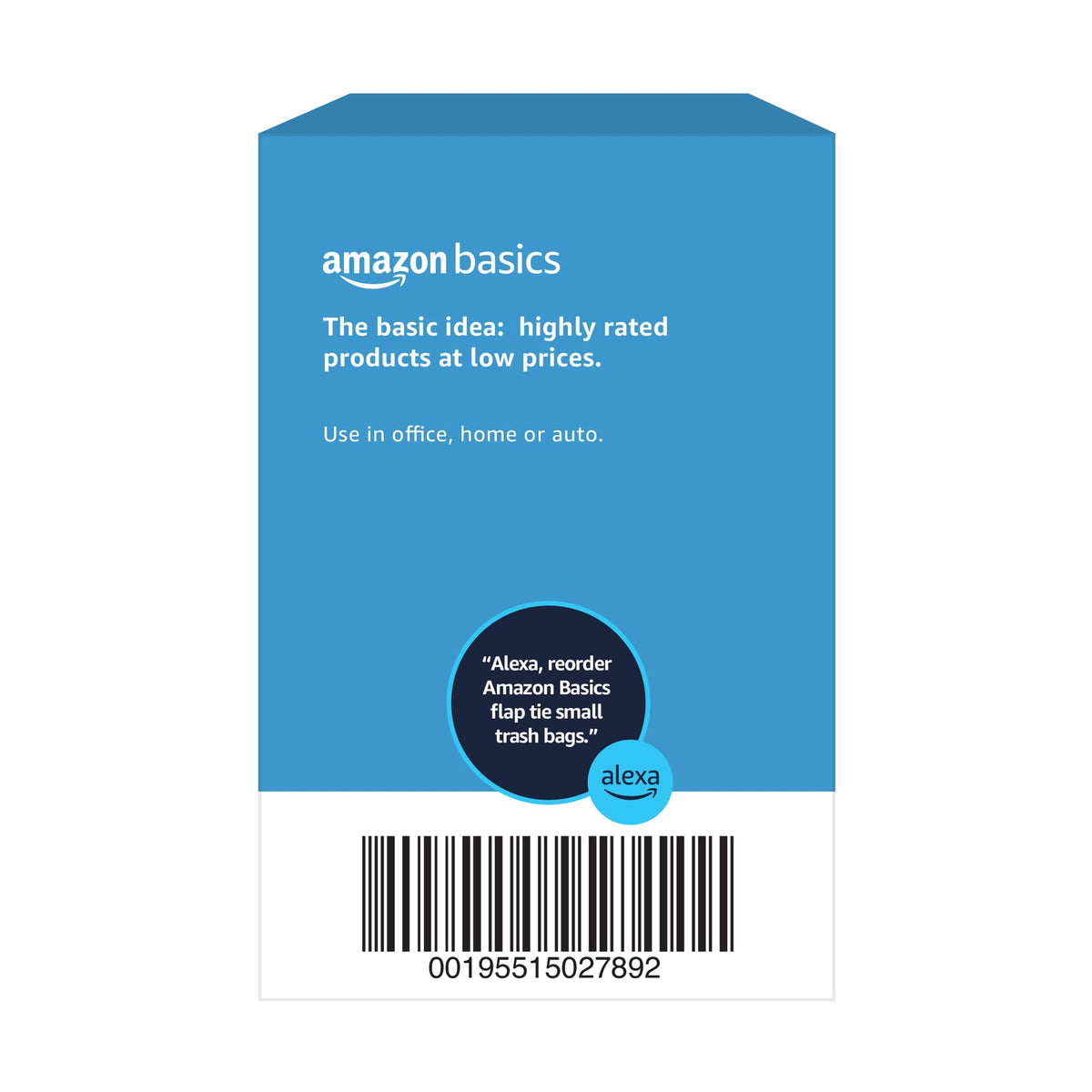4 Gallon Trash Bags with Flap Ties, Fresh Scent, 80 Count Q847031