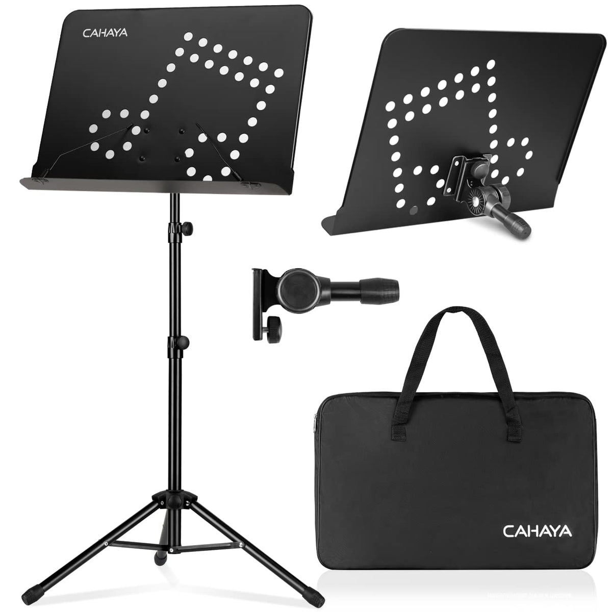 Adjustable Metal Sheet Music Stand with Carry Bag S93646