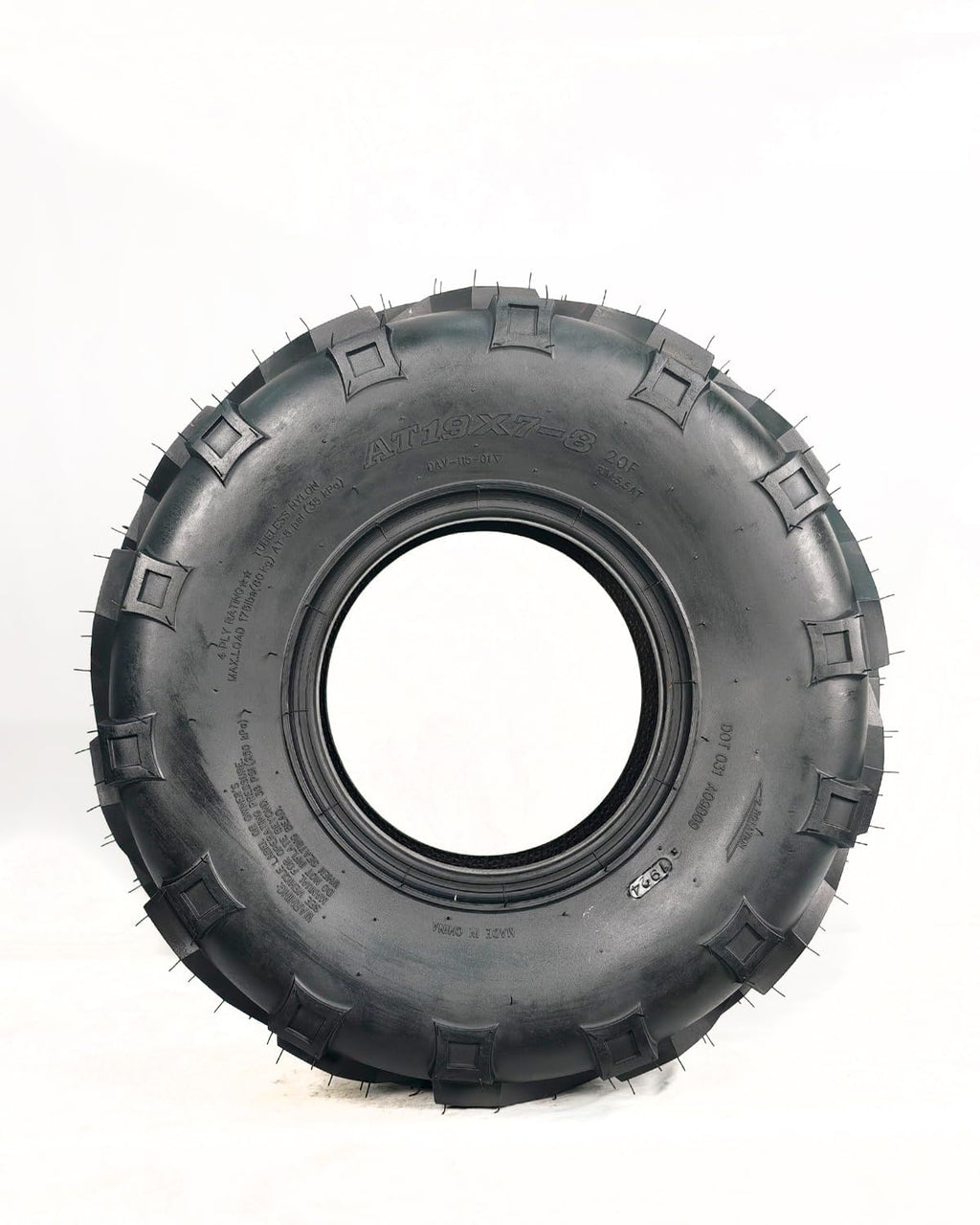 2 Pack 19x7-8 ATV Tires 4PR Tubeless All Terrain Z89091