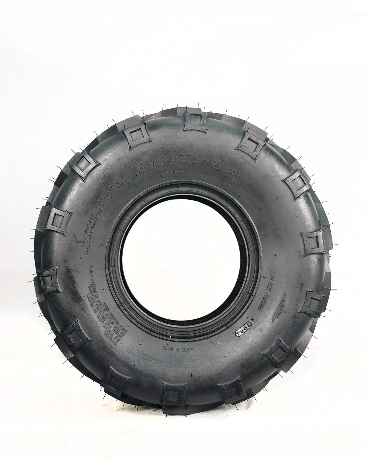 2 Pack 19x7-8 ATV Tires 4PR Tubeless All Terrain Z89091