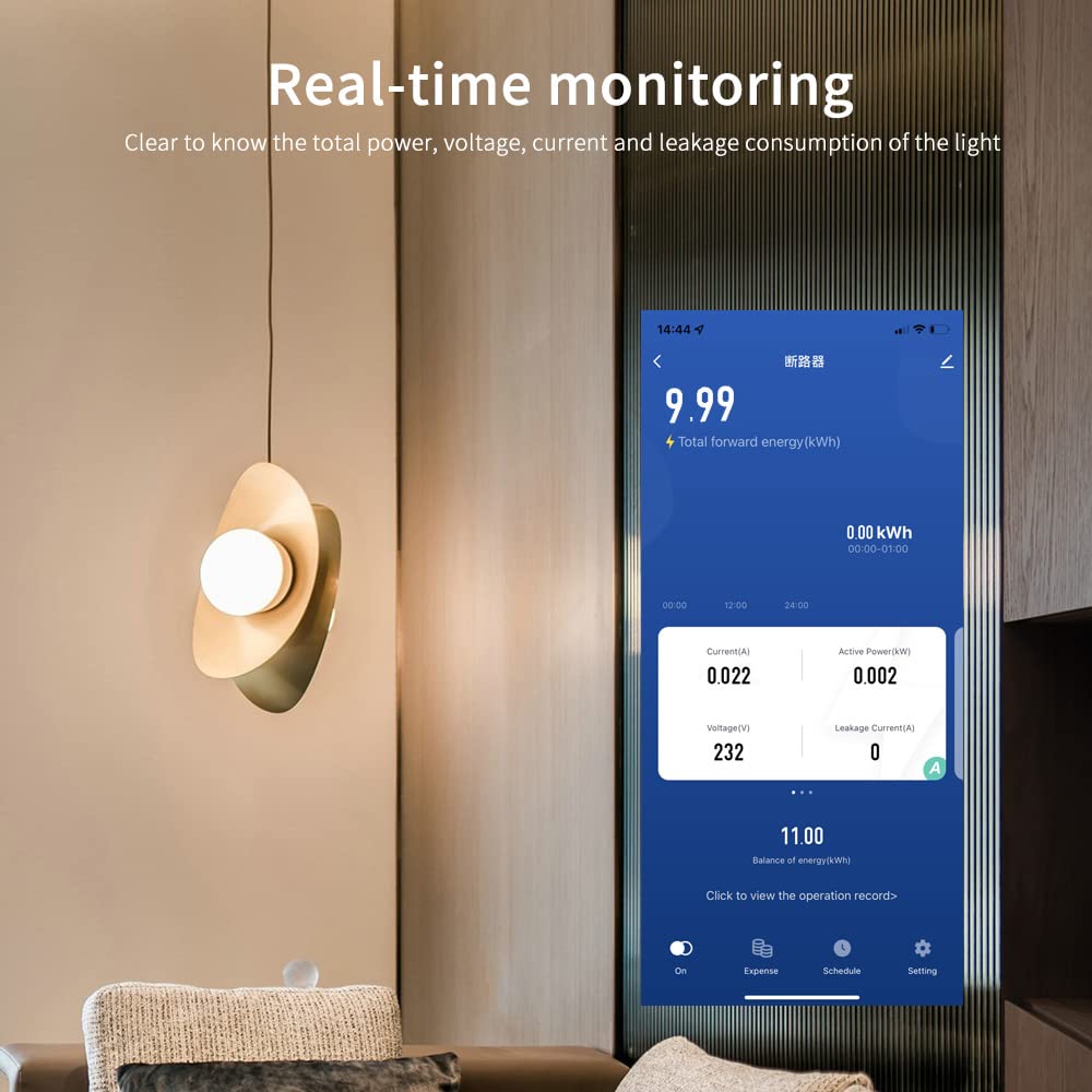 63A Single-Phase WiFi Energy Meter with LCD A197