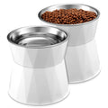 2 Pcs Elevated Cat Bowls D4811