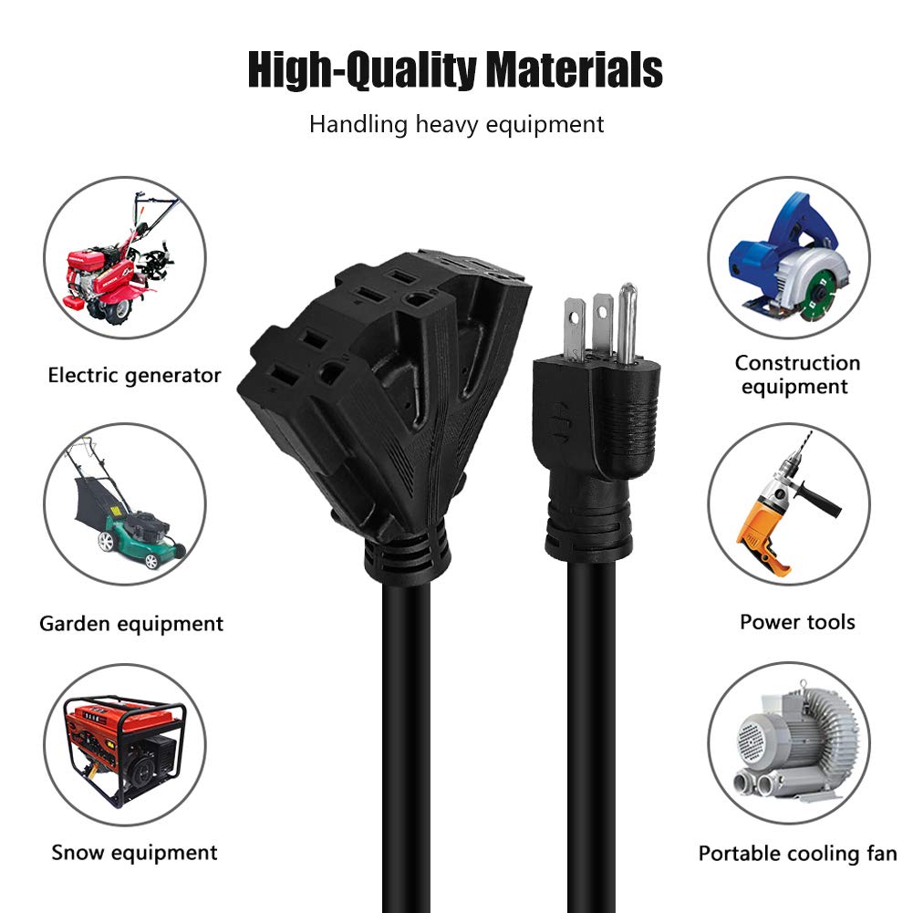100FT 12/3 Outdoor Heavy Duty Extension Cord W301