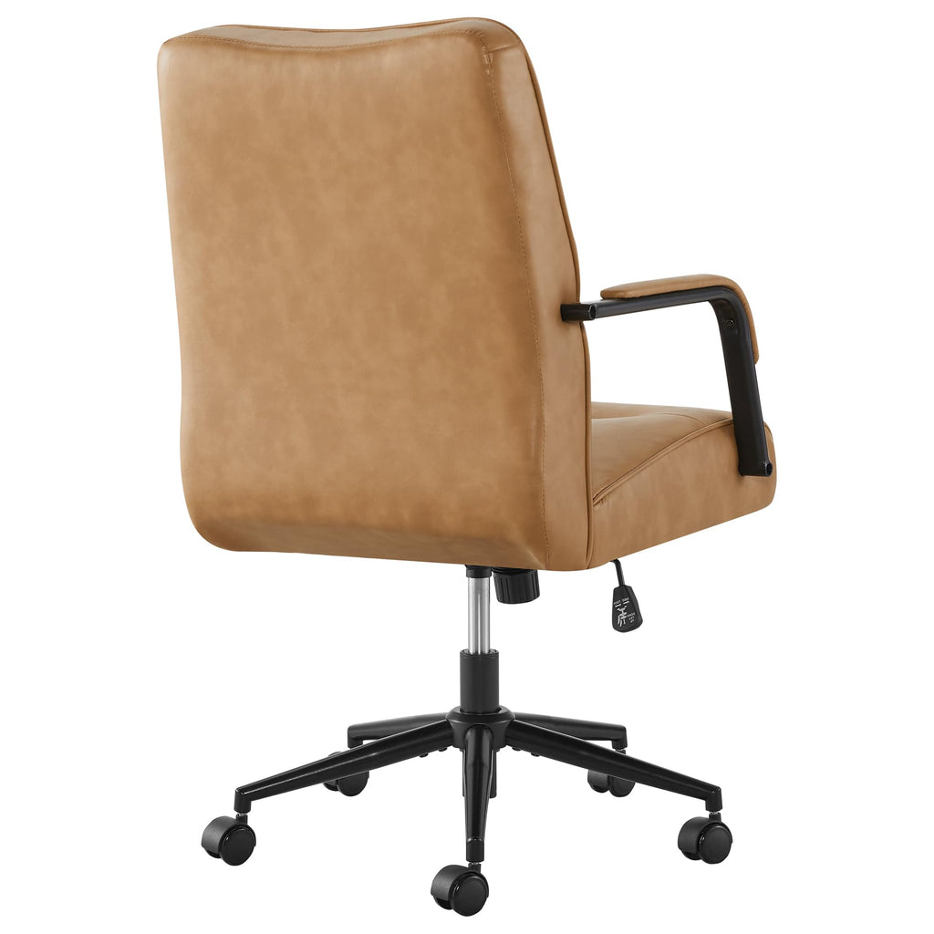 Ergonomic Faux Leather Office Chair with Lumbar Support N823546