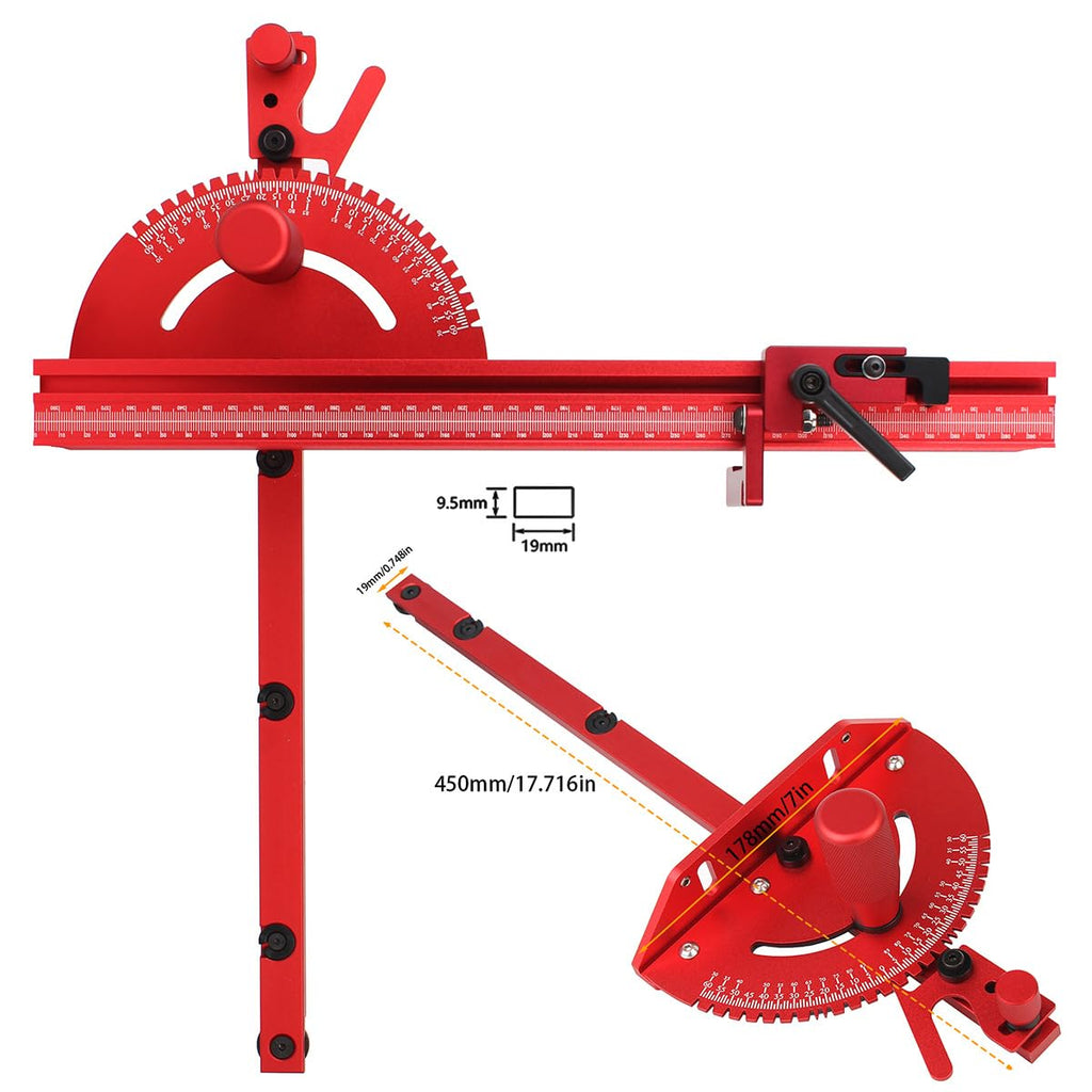 Table Saw Precision Miter System with Miter Fence & Bar W83630