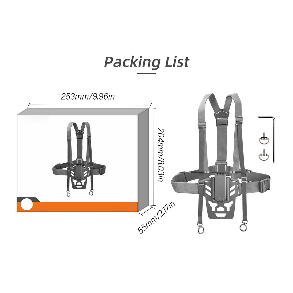 Handsfree Remote Control Chest Mount Straps N8906