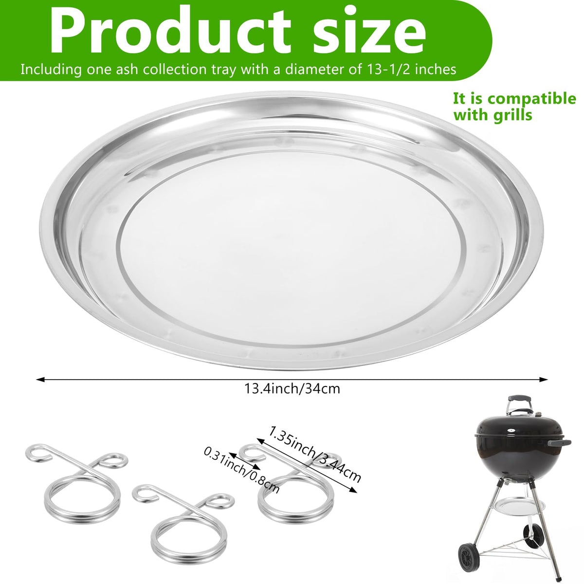 Charcoal Grill Ash Catcher Pan D282747
