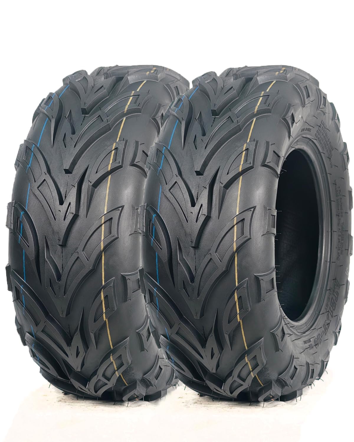 2 Pack 19x7-8 ATV Tires 4PR Tubeless All Terrain Z89091