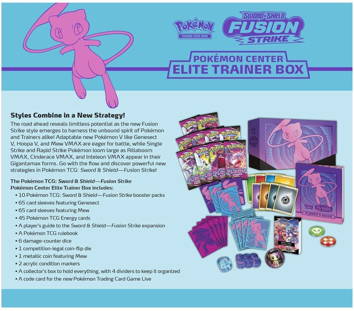Pokemon TCG 8 Booster Packs Elite Trainer Box X1421