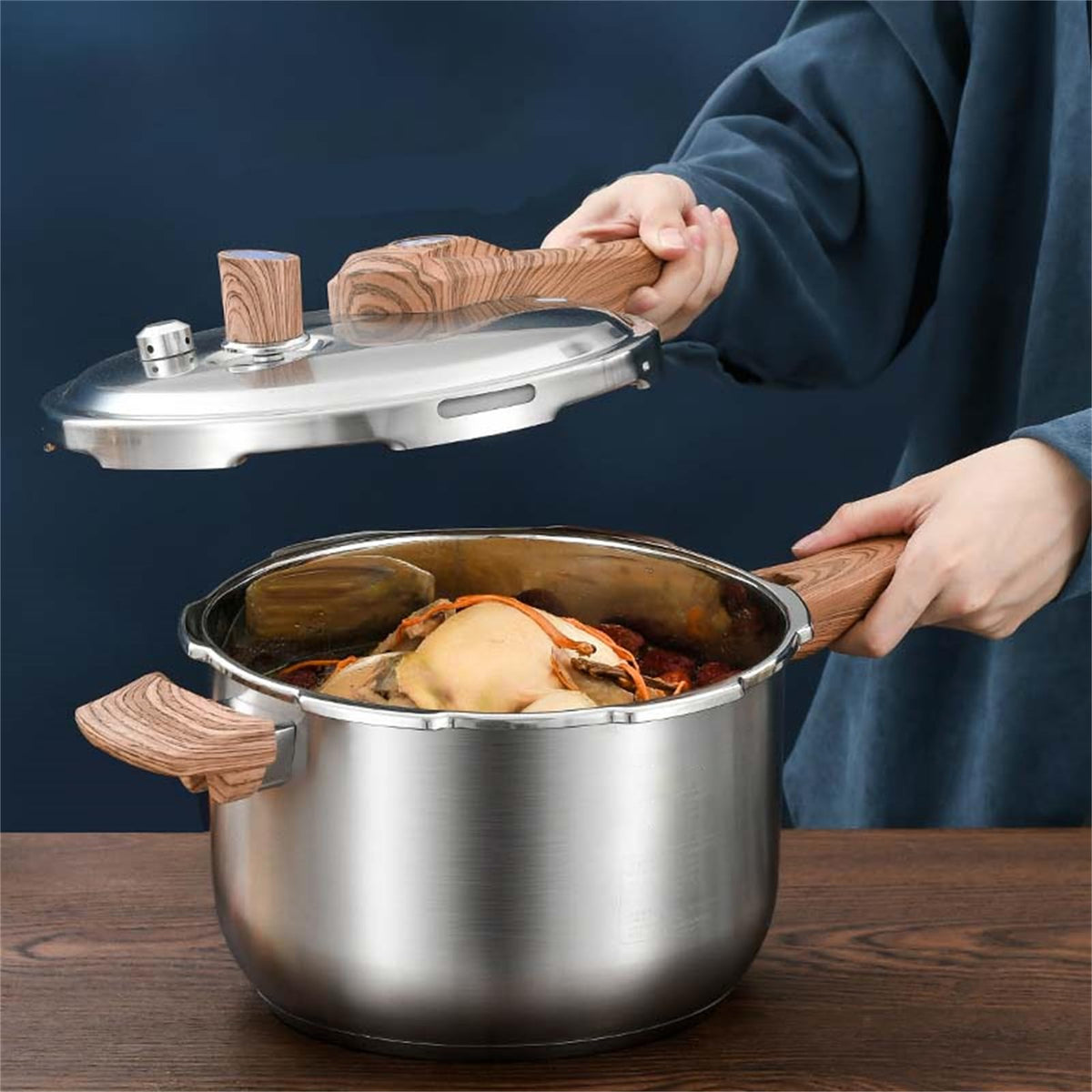 304 Stainless Steel 3L Pressure Cooker S112