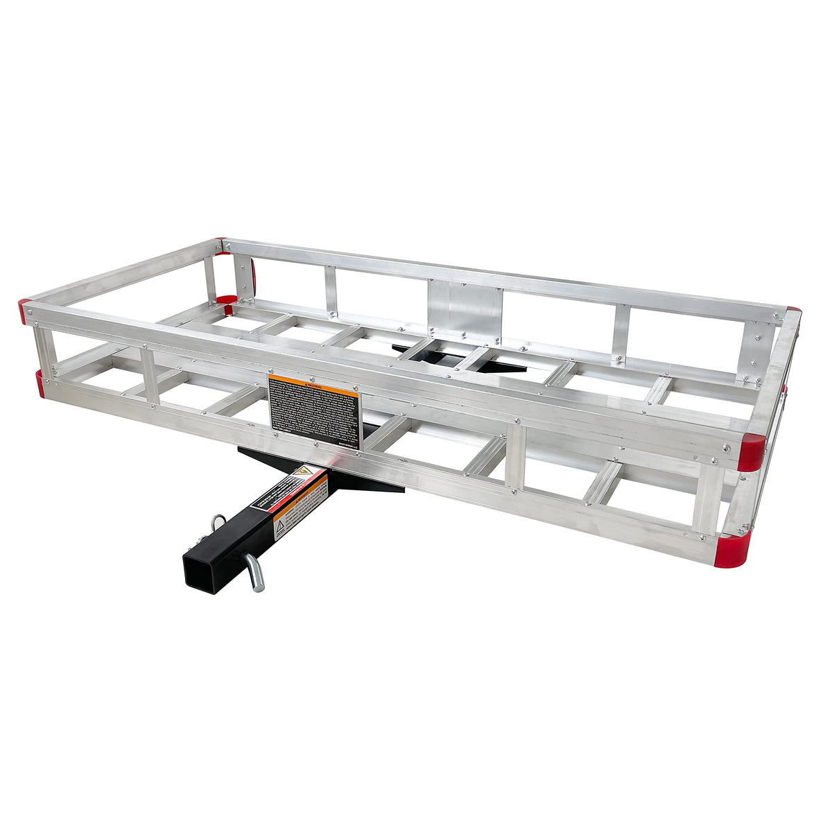 Aluminum Hitch Cargo Carrier with High Side Rails O51103
