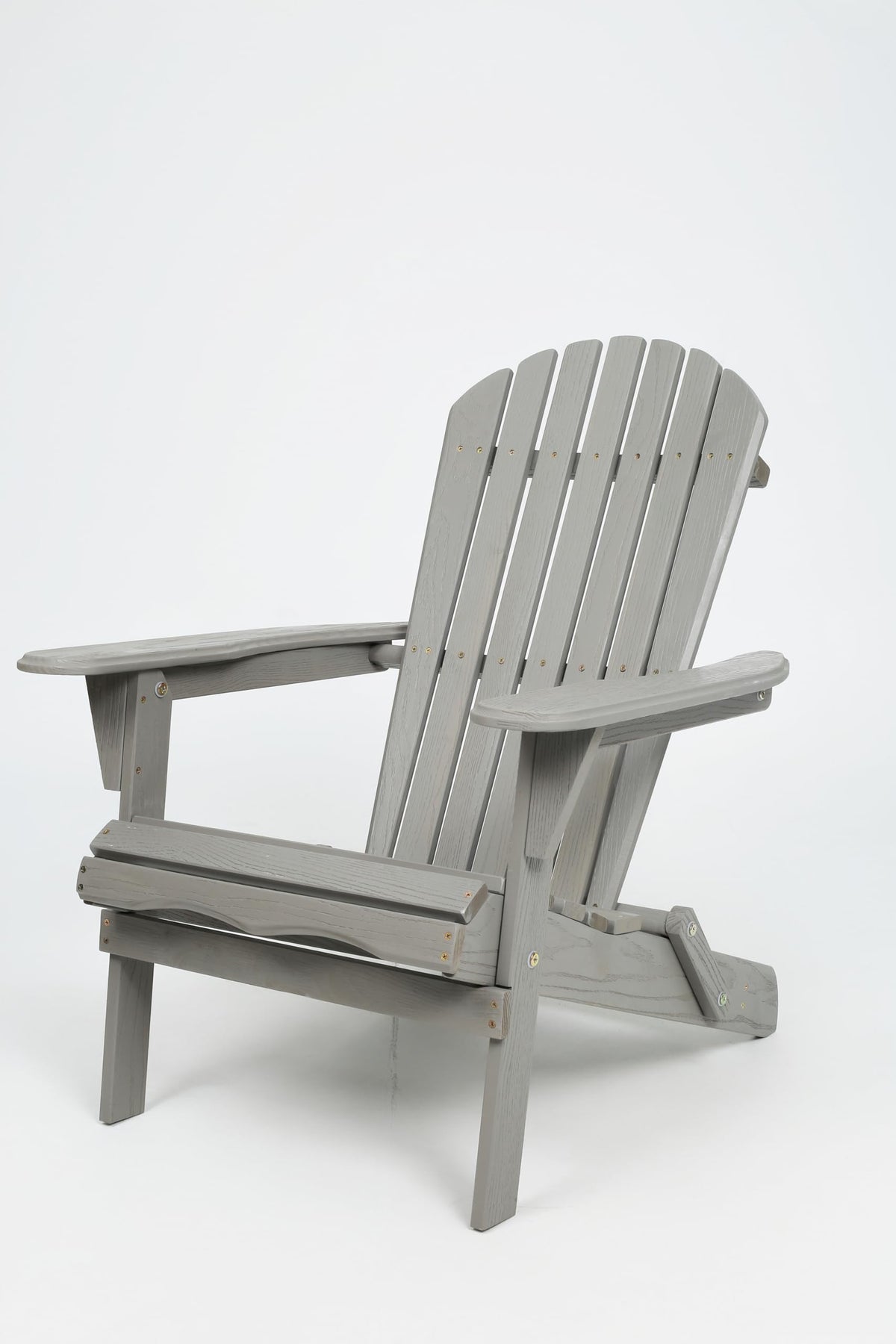 Wood Lounge Patio Chair Set of 2, Folding Adirondack Chairs, Solid Cedar Wood K63539