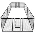 16 Panel Metal Pet Playpen with Door P19574