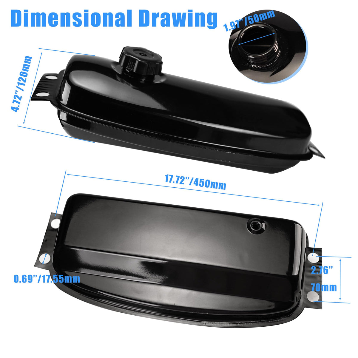 Metal Go Kart Gas Tank U295984