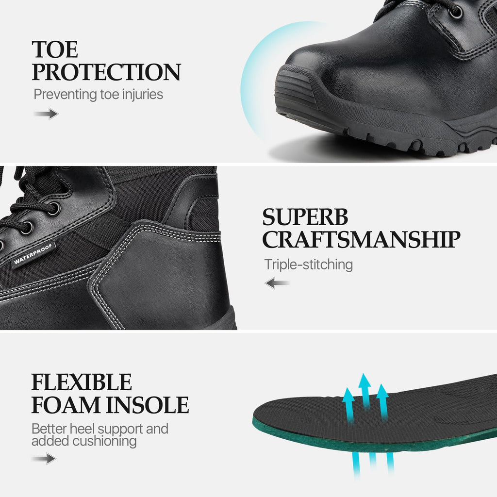 Lightweight Suede Leather Waterproof Work Boots G766
