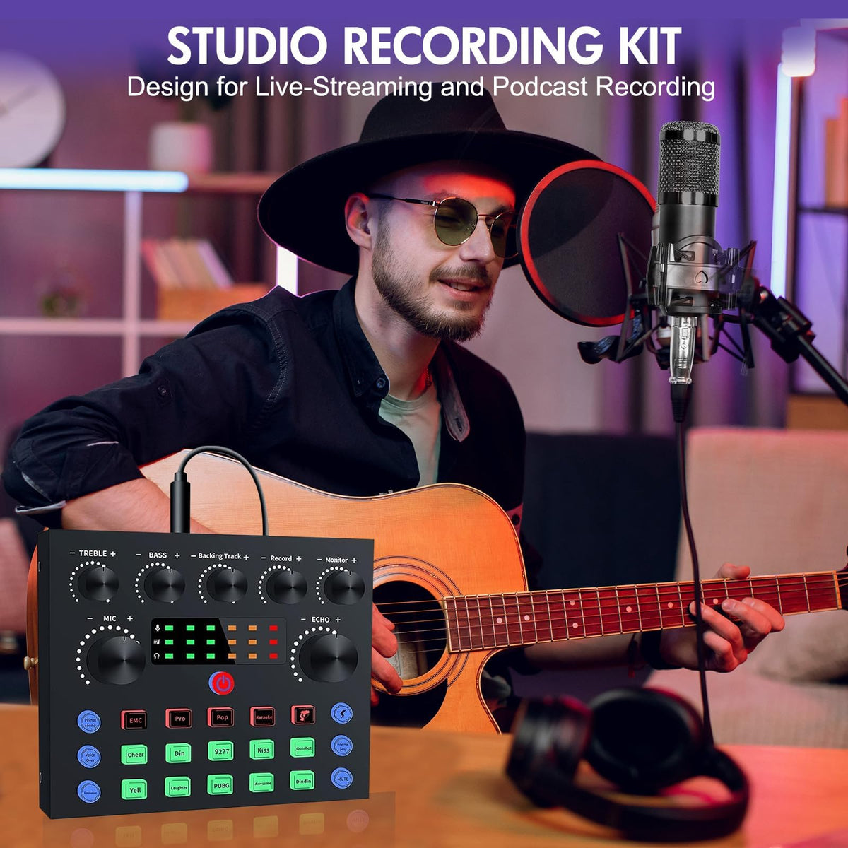 Podcast Equipment Bundle with Voice Changer O7944