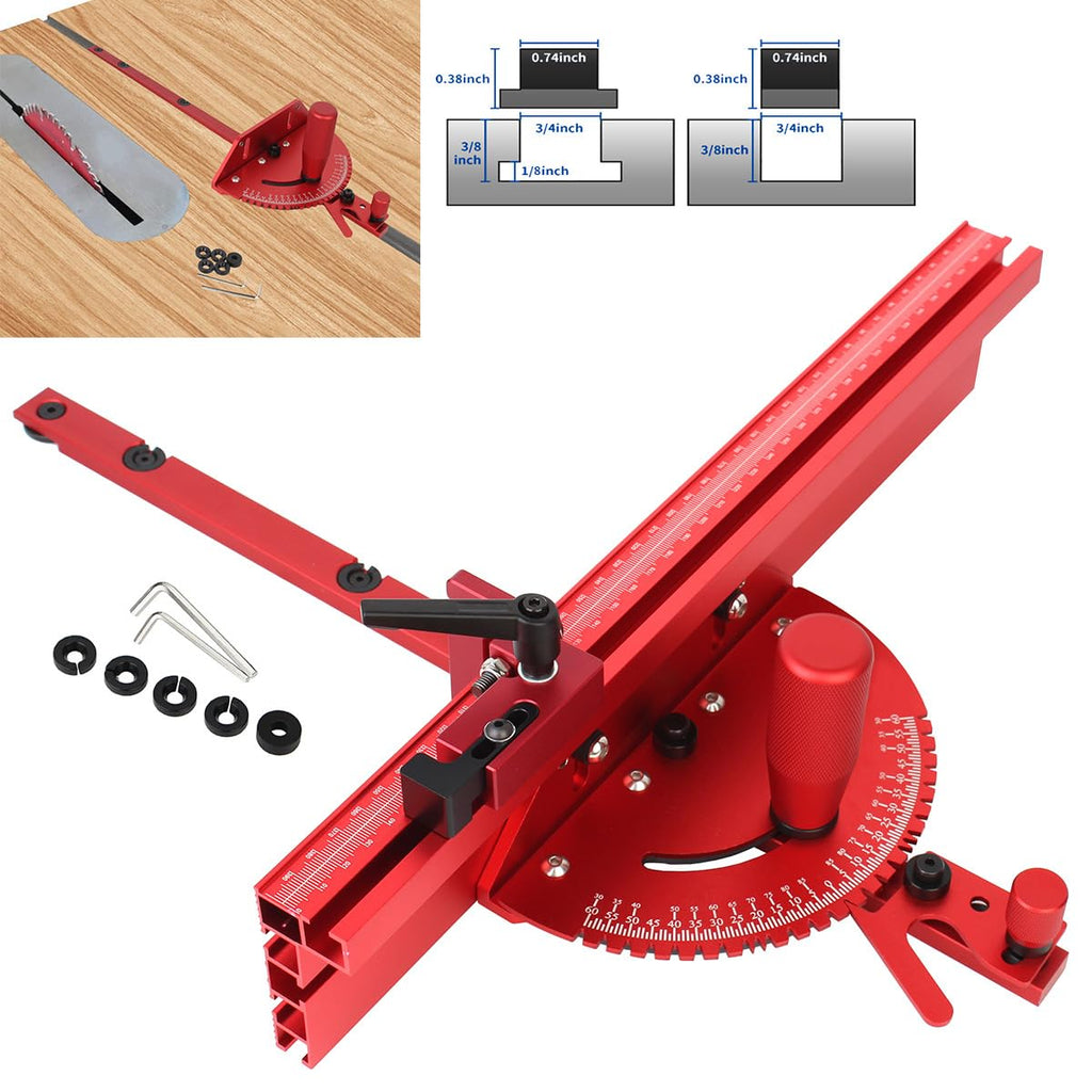 Table Saw Precision Miter System with Miter Fence & Bar W83630