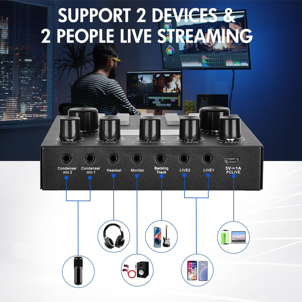 Podcast Equipment Bundle with Voice Changer O7944