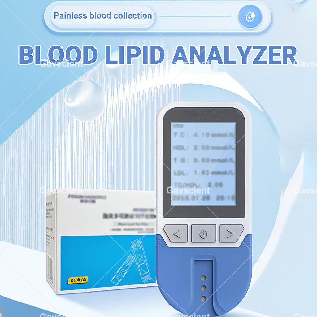 5 in 1 Lipid Test Meter Cholesterol Monitor Kit with 25 Strips R63346