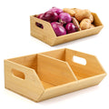 2 Set Bamboo Storage Bins A61556