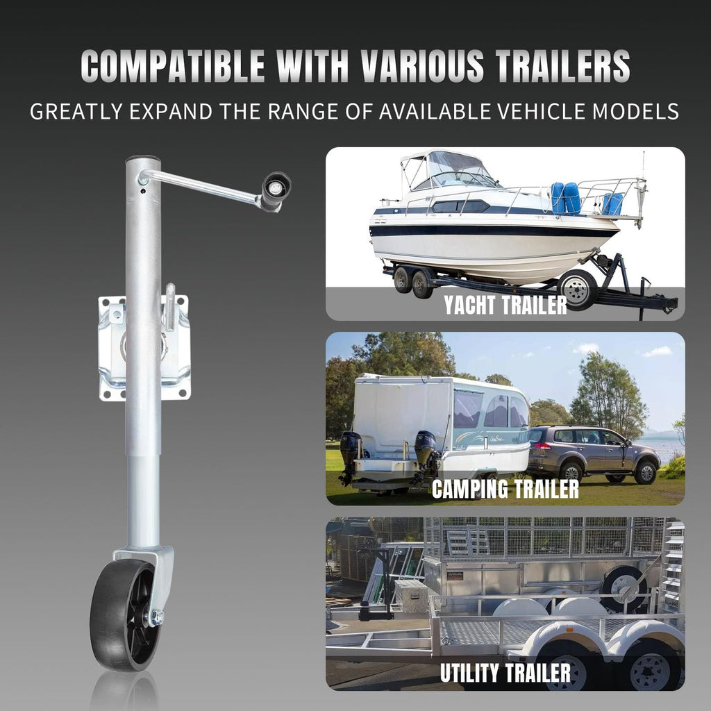 1000 lbs Trailer Jack with Wheel C437
