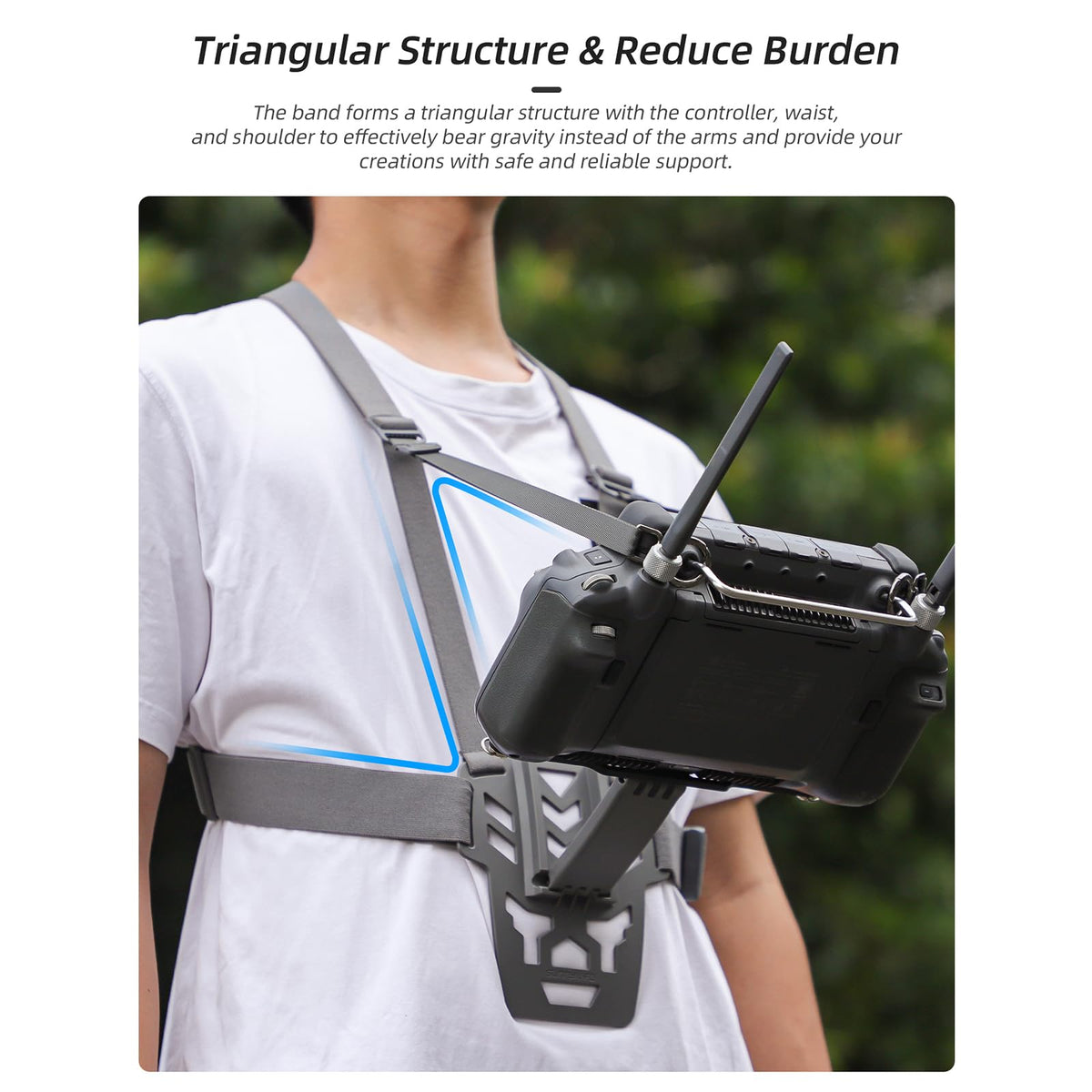 Handsfree Remote Control Chest Mount Straps N8906
