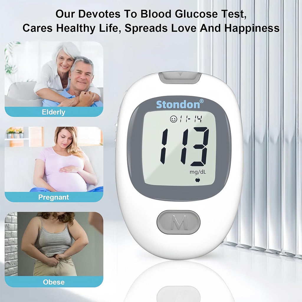 Blood Glucose Monitor Kit, 50 Strips & Lancets T27118