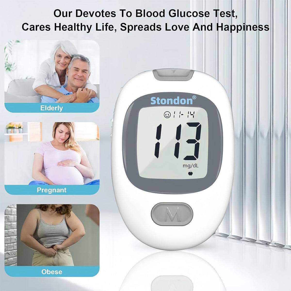 Blood Glucose Monitor Kit, 50 Strips & Lancets T27118