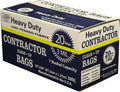 Heavy Duty Contractor Bags, 32" x 50", 3 ml (Pack of 20) S971