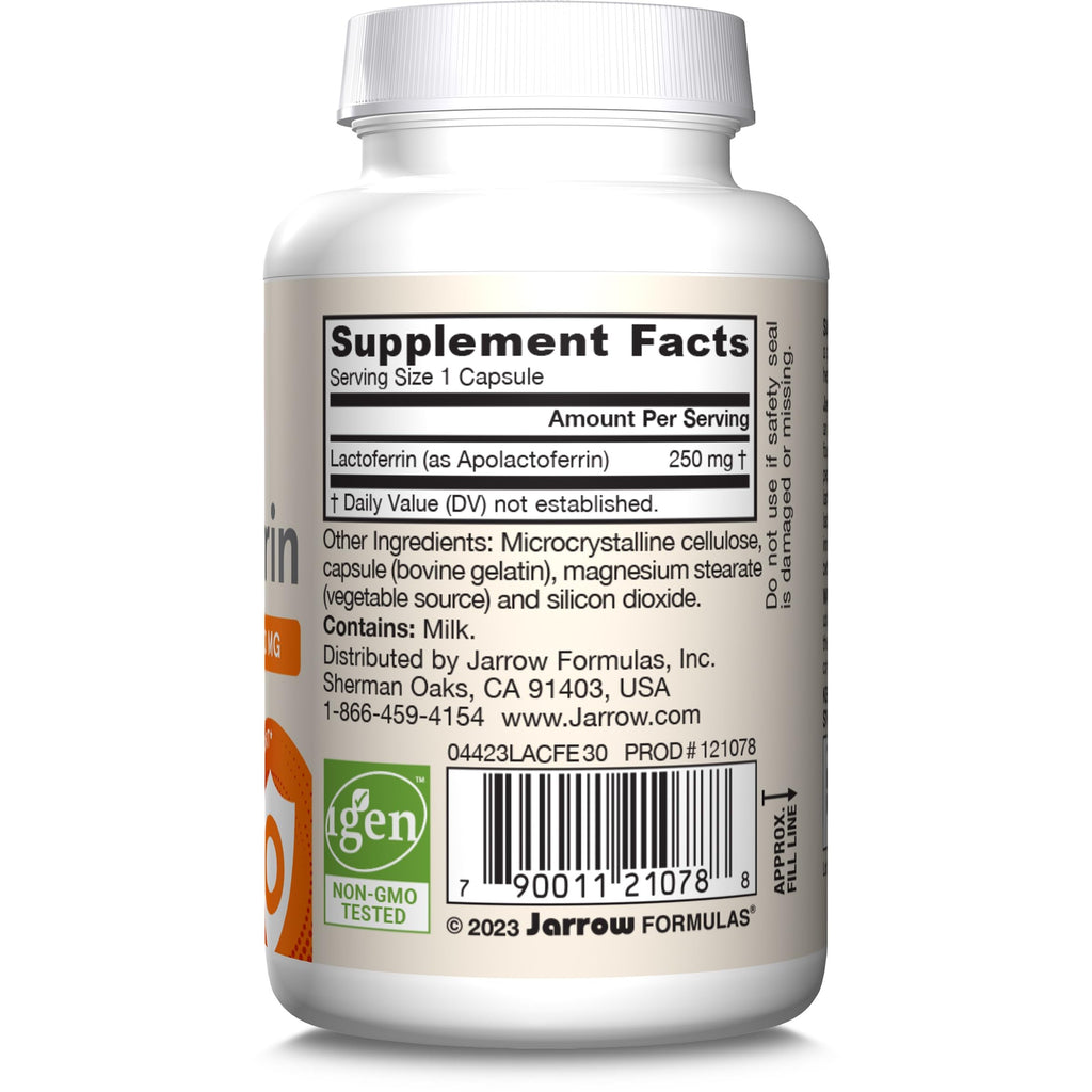 Lactoferrin Supplements 250 mg 30 Capsules R866429